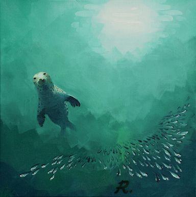 the ever-curious Grey Seal